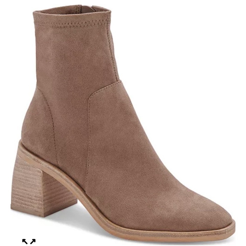 Dolce Vita Boots Womens Size 10 Indiga Truffle Stella Suede Brown Slouch